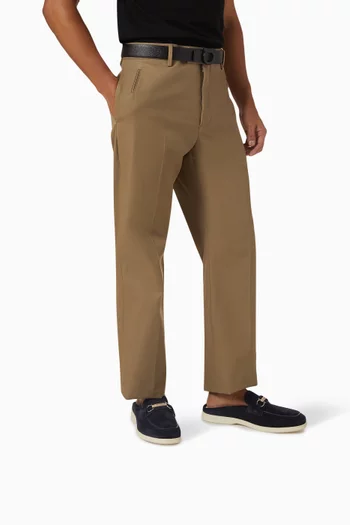 Berto Logo-plaque Mules in Suede