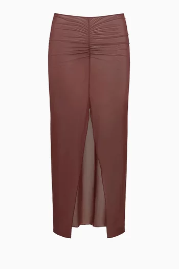 Fairy Midi Skirt in Recycled Nylon Blend