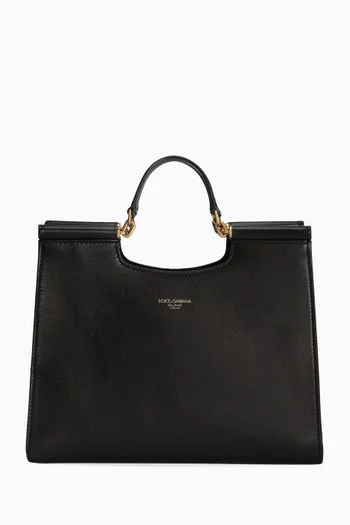 Small Sicily Shopper Tote Bag in Nappa