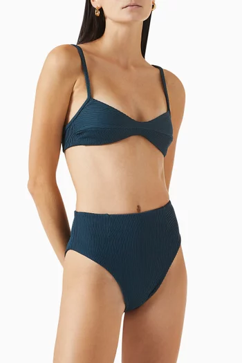 Hotpants Bikini Briefs in Ribbed-knit