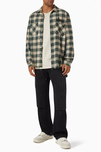Monogram-debossed Carpenter Jeans