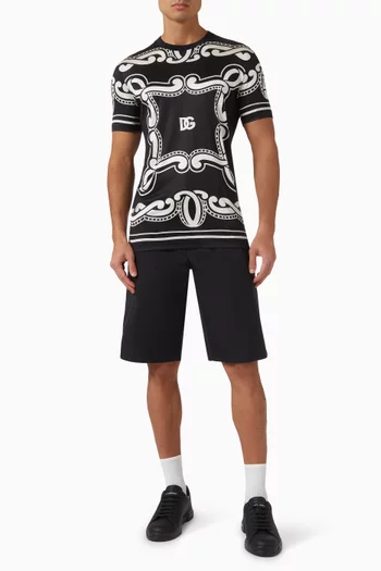 Bandanna T-shirt in Silk
