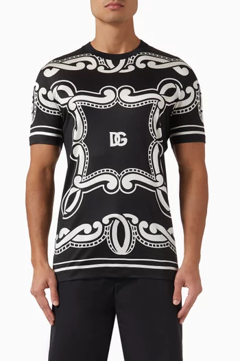 Bandanna T-shirt in Silk