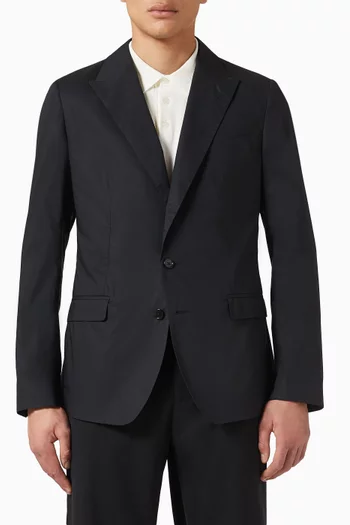Breasted Blazer in Cotton
