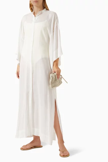 Cremona Kimono Sleeve Cover-up Maxi Dress