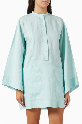 Leiden Tunic Dress in Linen
