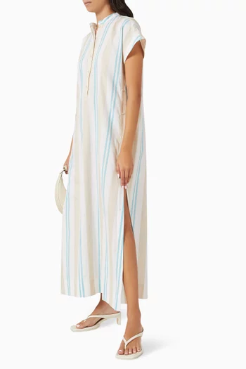 Arezzo Cover-up Maxi Dress in Linen-cotton