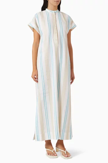 Arezzo Cover-up Maxi Dress in Linen-cotton