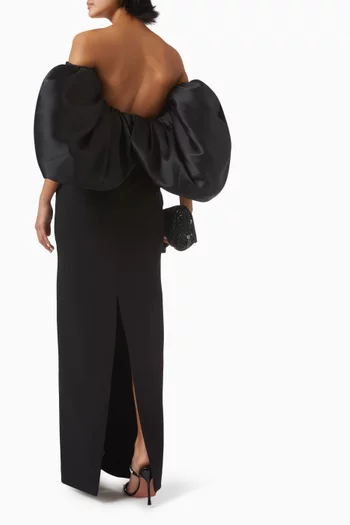 Floris Off-shoulder Maxi Dress