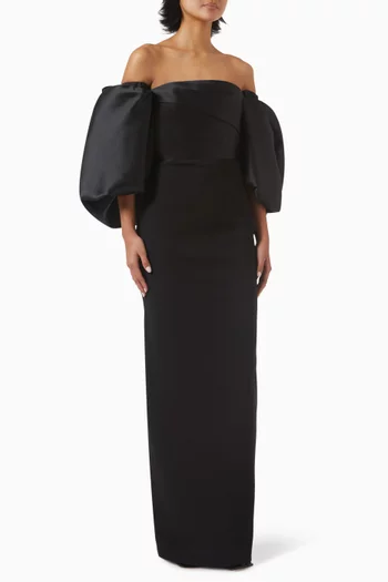 Floris Off-shoulder Maxi Dress