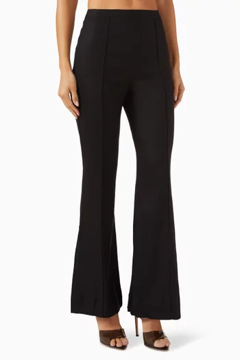 Kasbah Side-slit Pants in Linen Blend