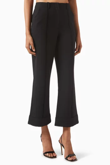 Sully Cropped Pants in Crepe