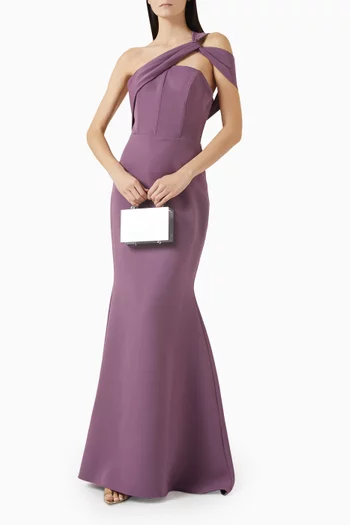 One-shoulder Maxi Dress