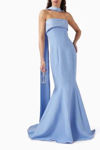 Shawl Maxi Dress