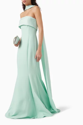 Shawl Maxi Dress
