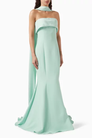 Shawl Maxi Dress