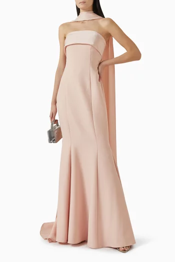 Shawl Maxi Dress