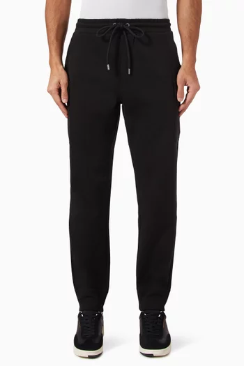 Knit Drawstring Sweatpants in Cotton-blend