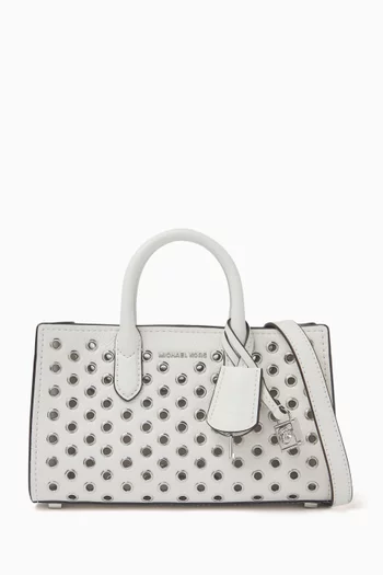 XS Scarlett Grommeted Satchel Bag in Leather