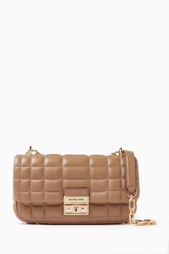 Small Tribeca Shoulder Bag in Quilted Leather
