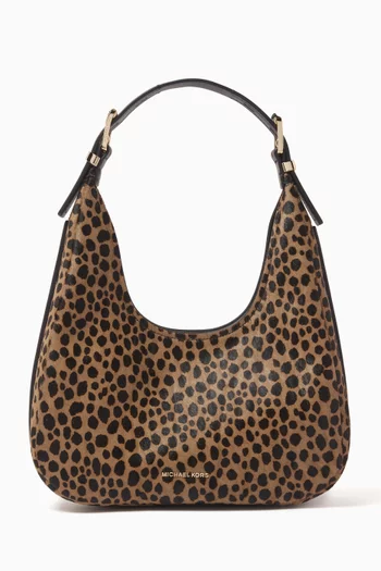 Small Nolita Shoulder Bag in Cheetah-print Calf Hair