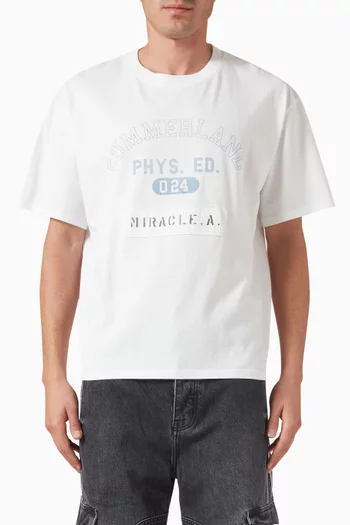 MIRACLE, A. Boxy T-shirt in Cotton