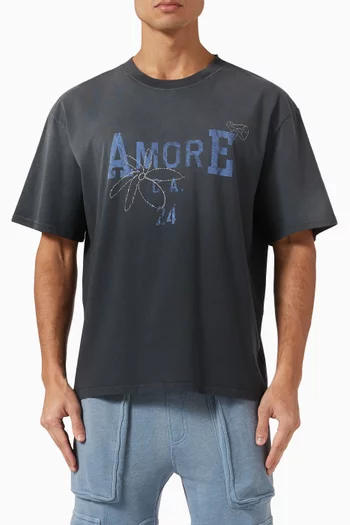 Amore Boxy T-shirt in Cotton