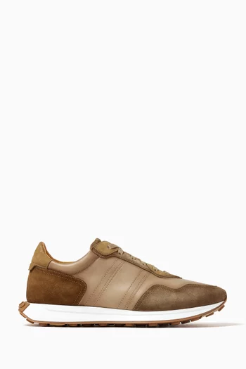 Adra Low-top Sneakers in Leather & Suede