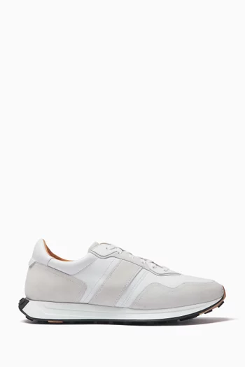 Adra Low-top Sneakers in Leather & Suede