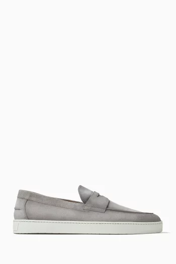 Cowes Penny Loafers in Suede