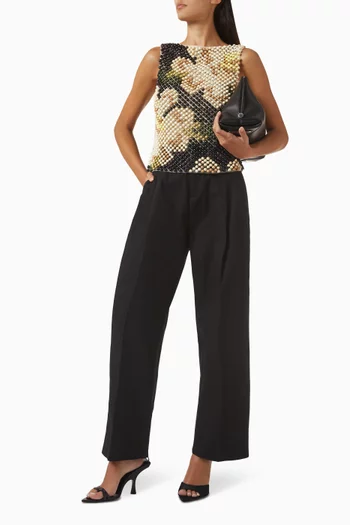 Charlie Wide-leg Pants in Cotton