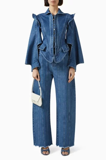 Baroque-style Jacket in Denim