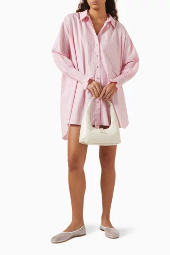 Striped Oversized Shirt in Cotton