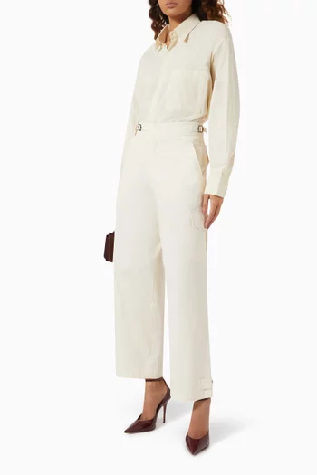 Mel Cargo Pants in Polycotton Blend
