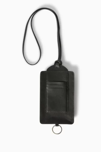 Bookish Phone Cardholder in Leather