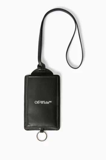 Bookish Phone Cardholder in Leather
