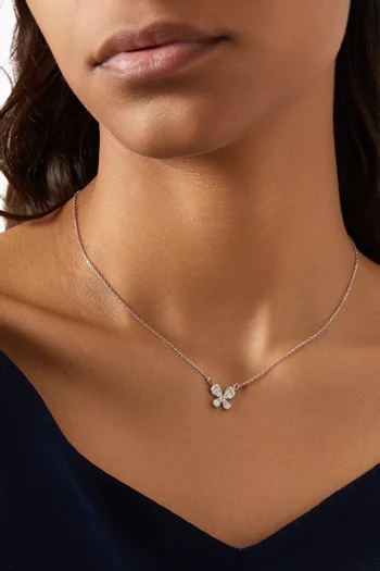 Butterfly Necklace in 925 Sterling Silver