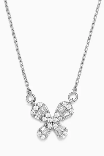 Butterfly Necklace in 925 Sterling Silver