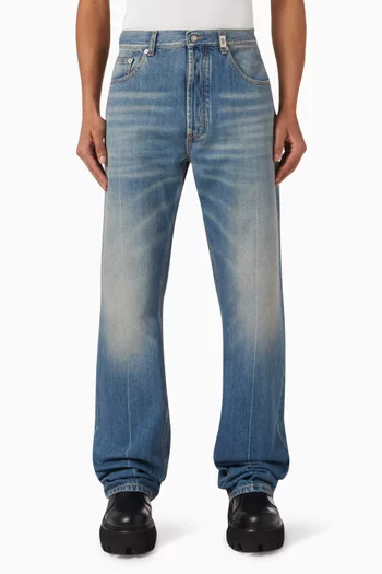 Straight-leg Jeans in Denim