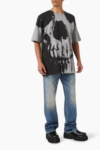 Skull T-shirt in Cotton