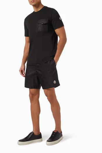 Logo Drawstring Swim Shorts