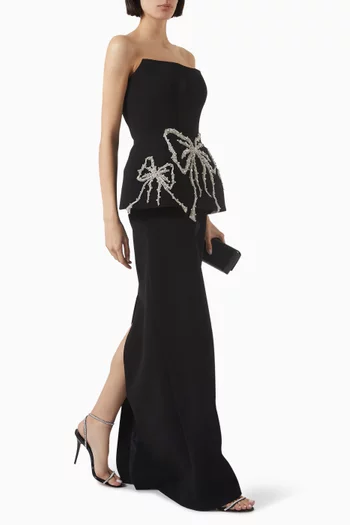 Night Star & Signature Gown in Crepe