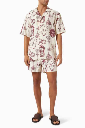 Cantina Cuba Shirt in Linen