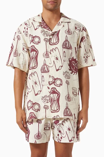 Cantina Cuba Shirt in Linen