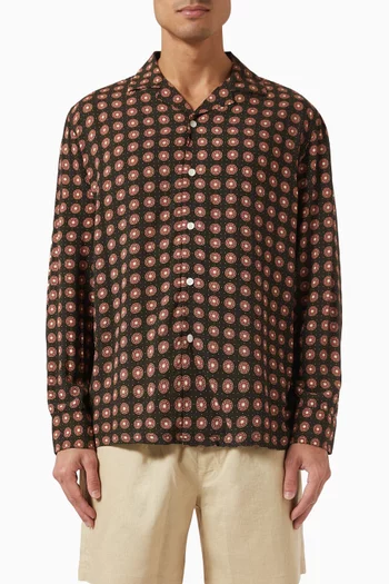 Printed Shirt in Viscose