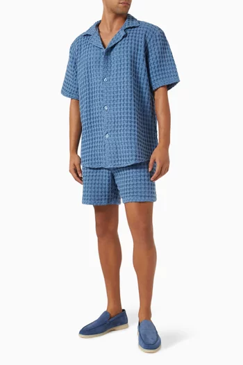 Coronet Cuba Shirt in Textured Cotton