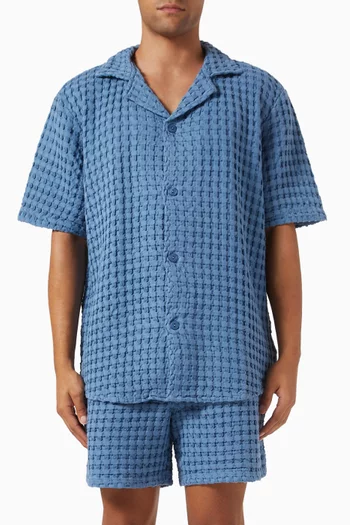 Coronet Cuba Shirt in Textured Cotton