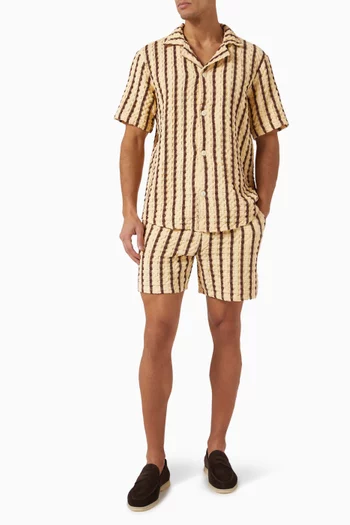 Tartufo Cuba Waffle Shirt in Cotton