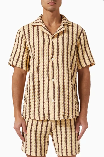 Tartufo Cuba Waffle Shirt in Cotton