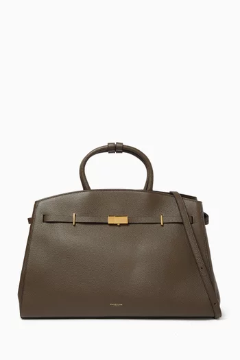 The Hudson Tote Bag in Grained Leather